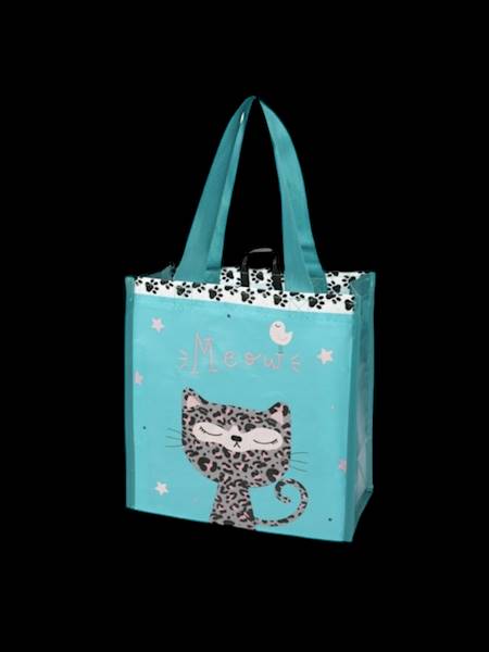 TORBA NA ZAKUPY RPET 26X15X27CM  MIAU