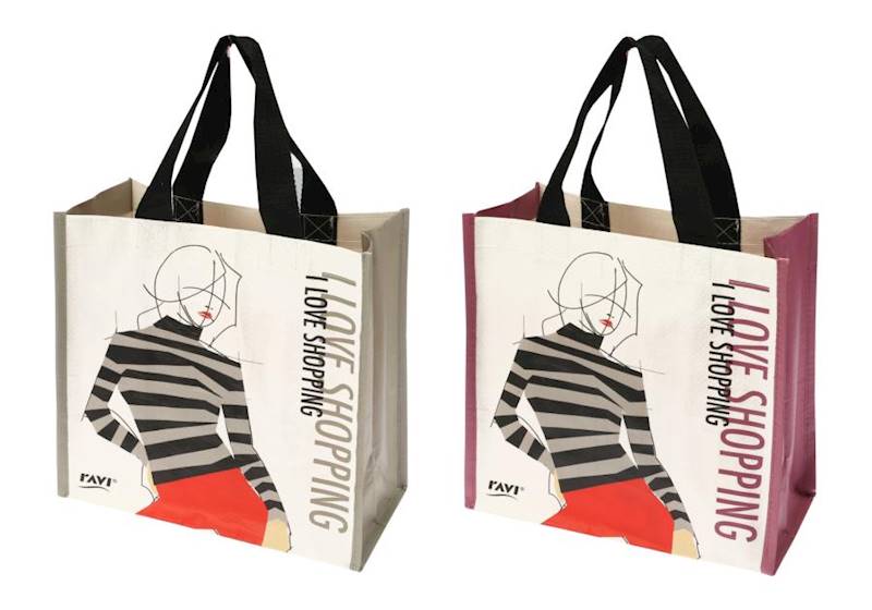 TORBA NA ZAKUPY 26X15X27CM LOVE SHOPPING