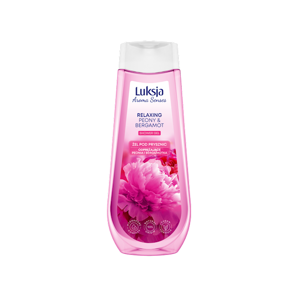 LUKSJA żel pod prysznix 500ml PEONY & BERGAMOT