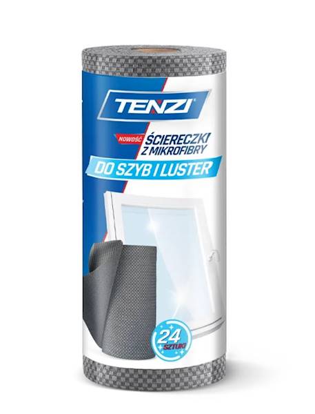 ŚCIERKI NA ROLCE DO SZYB I LUSTERmikrof TENZI SZAR