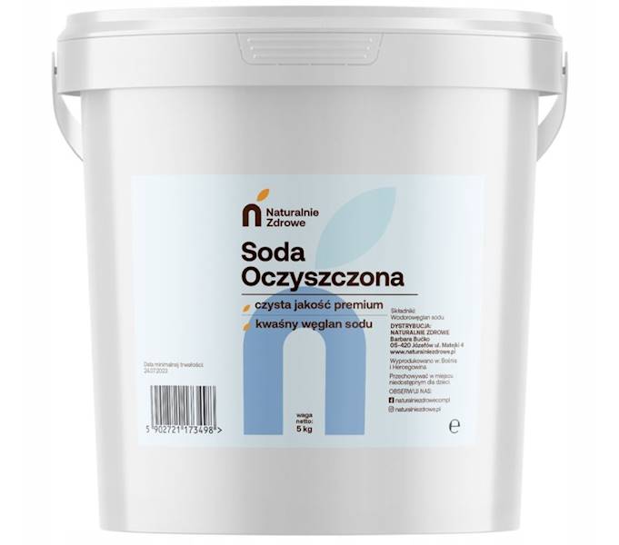SODA OCZYSZCZONA 5kg (WIADRO)