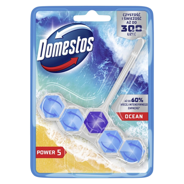 DOMESTOS POWER 5 zawieszka WC OCEAN 50g