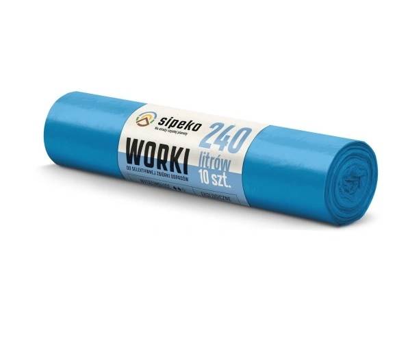 WORKI 240L 10szt LDPE NIEBIESKIE