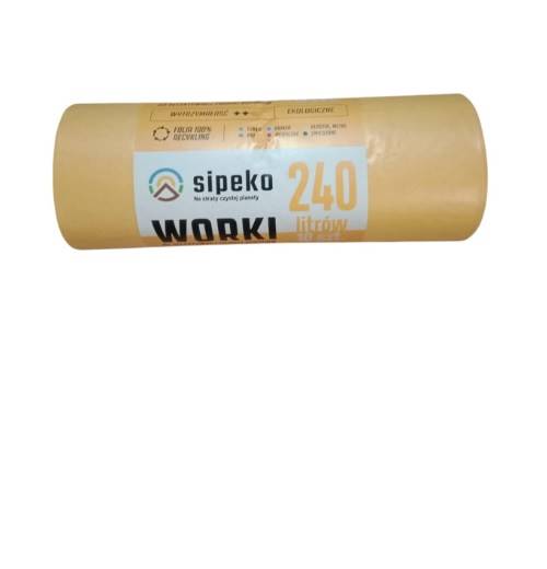 WORKI 240L 10szt LDPE ŻÓŁTE