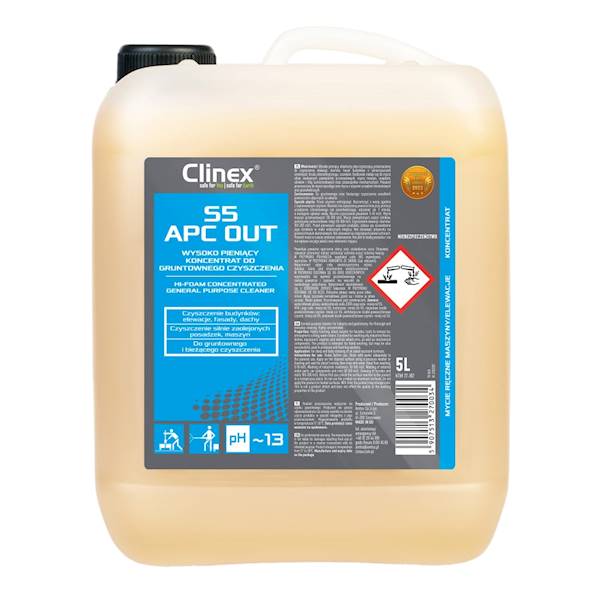 CLINEX S5 APC OUT - 5L podłogi i silne zabrudzenia