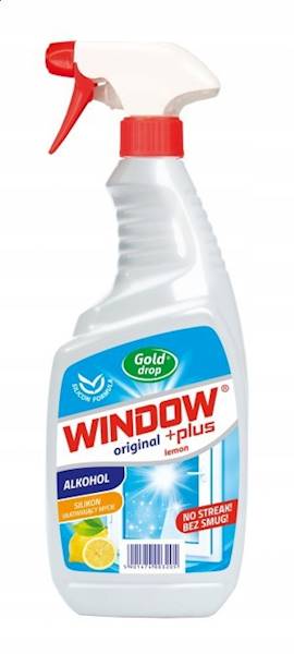 WINDOW płyn do szyb 750ml spray BIAŁY / LEMON