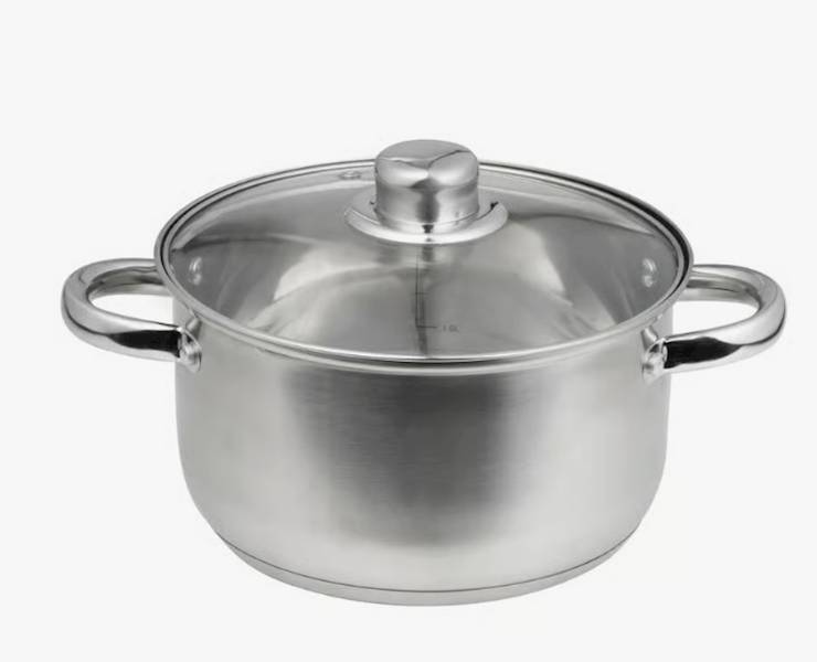 GARNEK 24cm - 5,8L SANTO stal nierdzewna sz/p