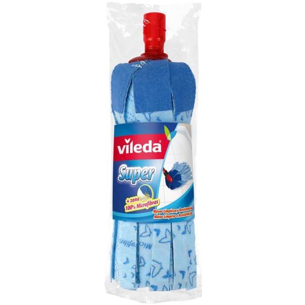 VILEDA MOP paskowy SUPER Fregona - ZAPAS niebieski
