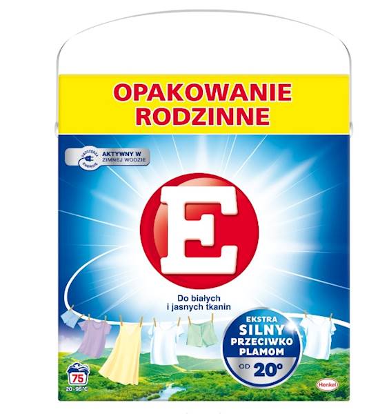E - proszek 4,125kg 75P DO BIAŁEGO BOX