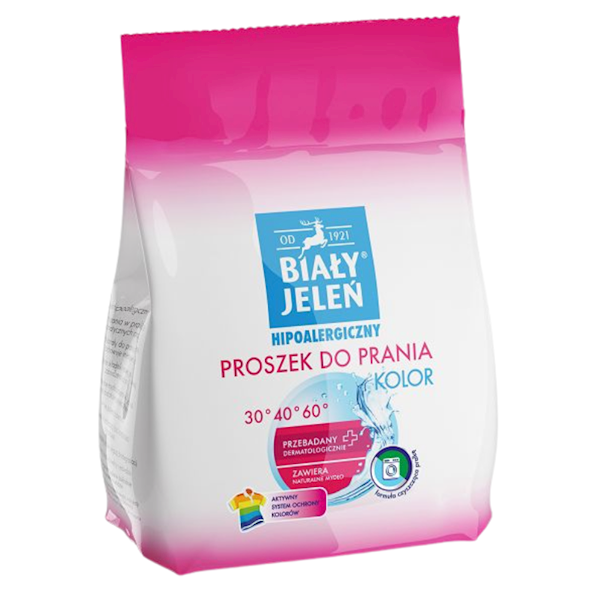 BIAŁY JELEŃ proszek do prania 1,5kg KOLOR