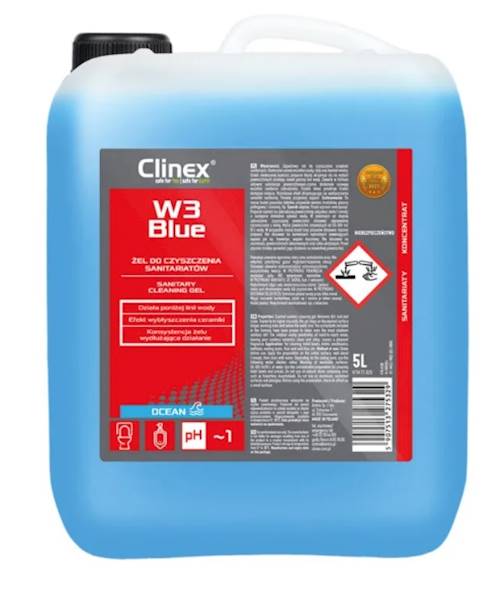 CLINEX W3 BLUE - 5L do mycia sanitariatów