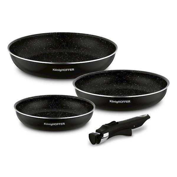 KPL PATELNI 20/24/28cm 3szt z odpin.rączką SPINEL