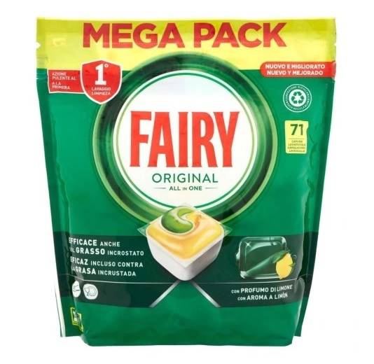 FAIRY ORIGINAL kapsułki do zmywarek 71szt All in 1