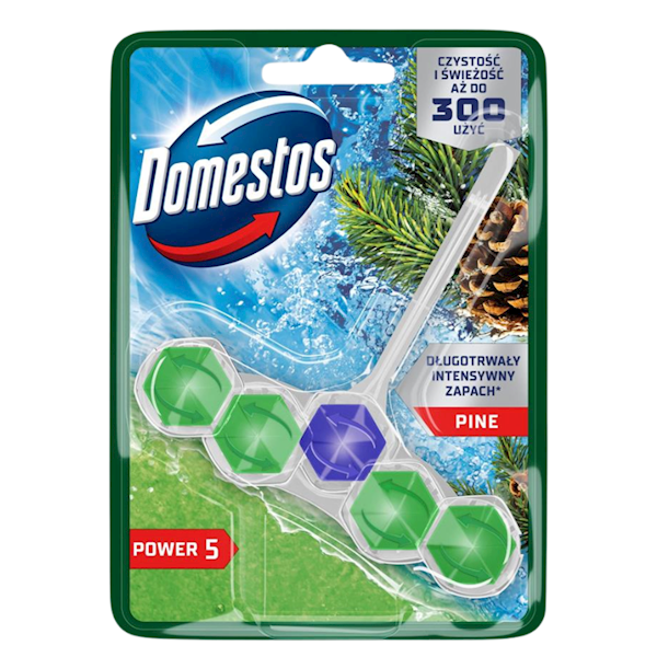 DOMESTOS POWER 5 zawieszka WC PINE 50g  /9/