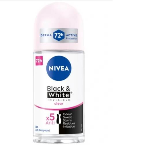 NIVEA deo roll-on 50ml BLACK & WHITE