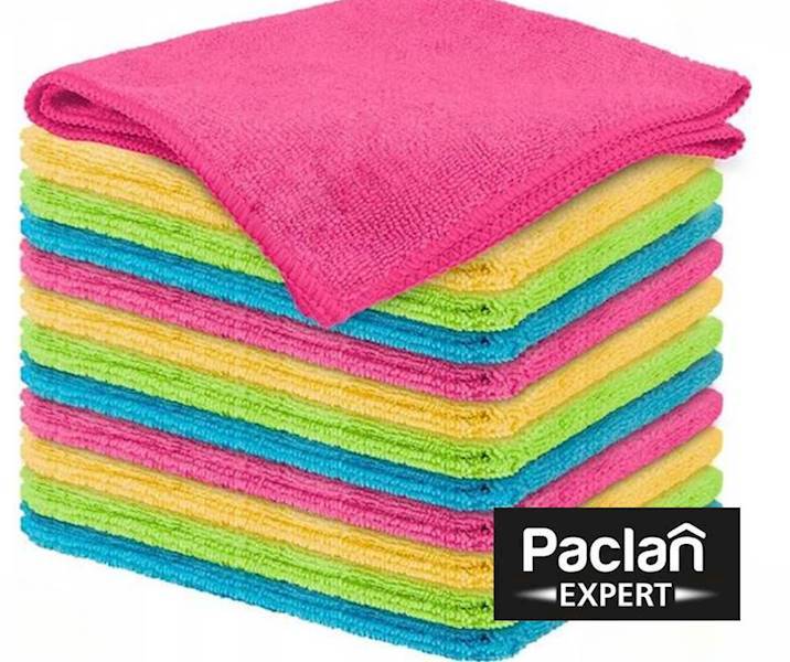 ŚCIERKA mikrofibra 30x40 - 1szt - PACLAN kolor MIX