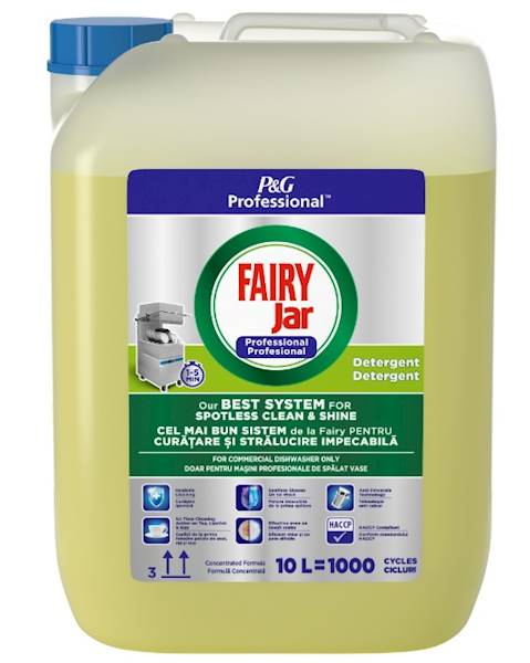 FAIRY JAR 10L DETERGENT mycie naczyń w zmywarkach