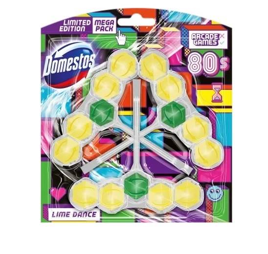 DOMESTOS LIME DENCE zawieszka kulki - 3szt ARCADE