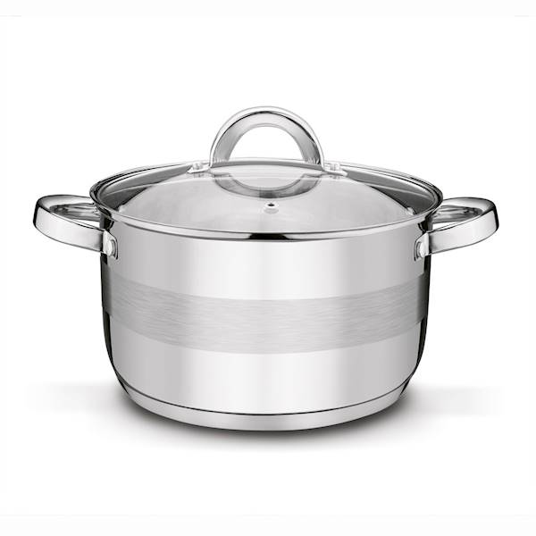 GARNEK 22cm - 4L ROGER nierdzewny SZ/P