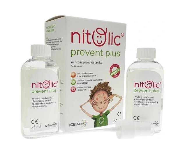 NITOLIC Prevent Plus 150ml (2x75ml) przec.wszawicy