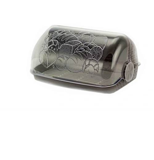 CHLEBAK plastikowy MAŁY srebrny M115 33x25x18cm