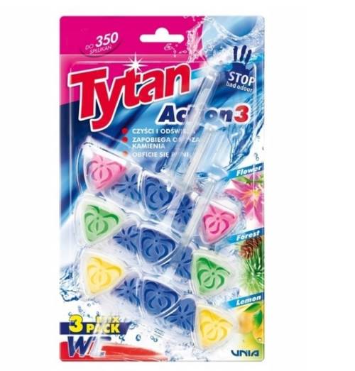 TYTAN WC zawieszka ACTION-3  3x40g MIX trójpak