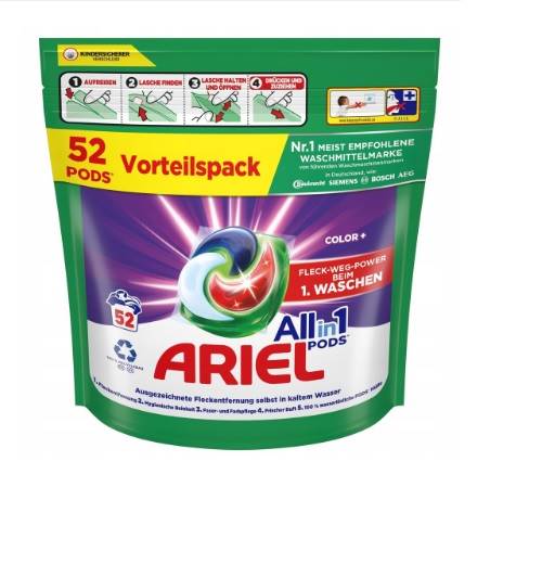ARIEL kapsułki do prania 52szt COLOR All in One