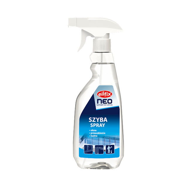 EILFIX NEO SZYBA SPRAY 1L okna przeszklenia lustra