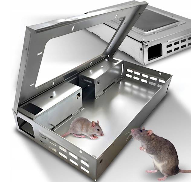 PUŁAPKA NA MYSZY I GRYZONIE  metalowa