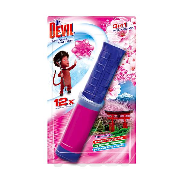 DR DEVIL punktowy żel do WC 75ml JAPANESE GARDEN