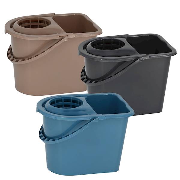 WIADRO MOP 14L prostokątne + wyciskacz 070010 YORK