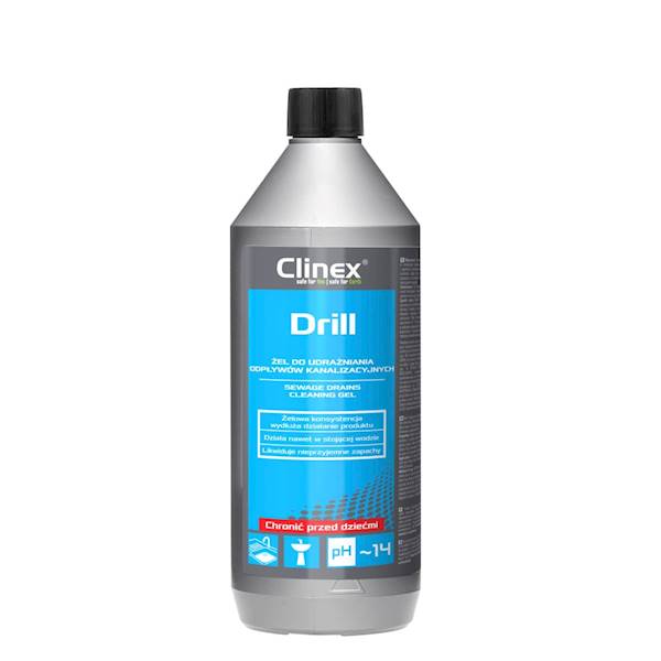CLINEX DRILL 1L żel do udrażniania odpływów