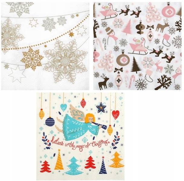 SERWETKI ELEGANCE FOUR SEASONS 33X33 cm 20 szt/Boż