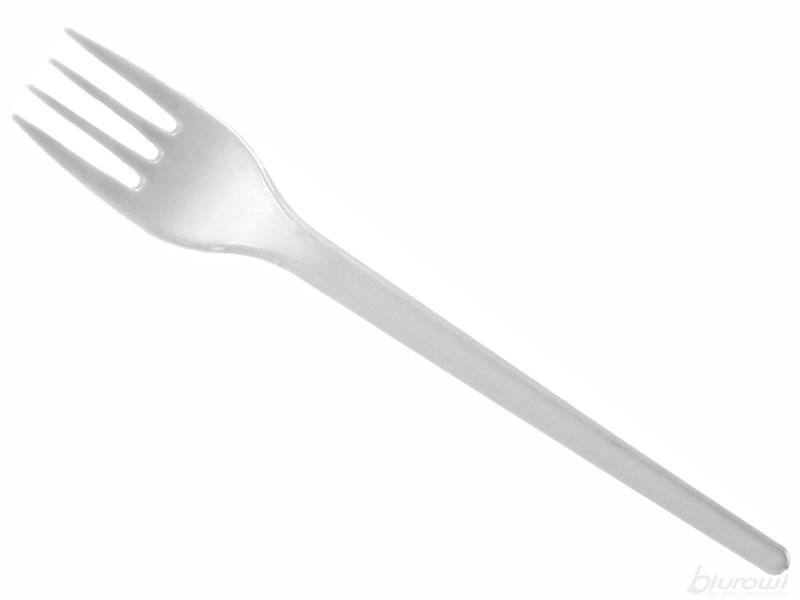 WIDELEC jednorazowy plastikowy 100szt BIAŁY