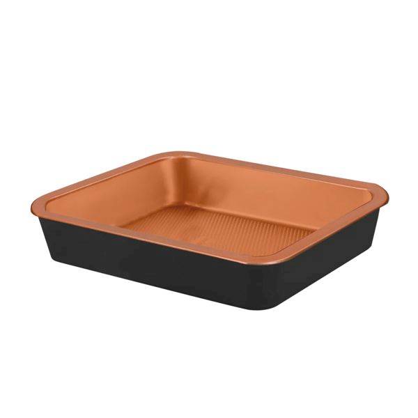 FORMA BLACHA do pieczenia 28x23,5x6cm VITTERO ORO