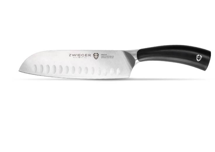 NÓŻ 18cm SANTOKU Zwieger OBSIDIAN