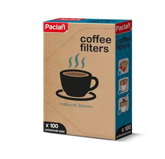 FILTRY DO KAWY 4 - 100szt PACLAN  Natural brown