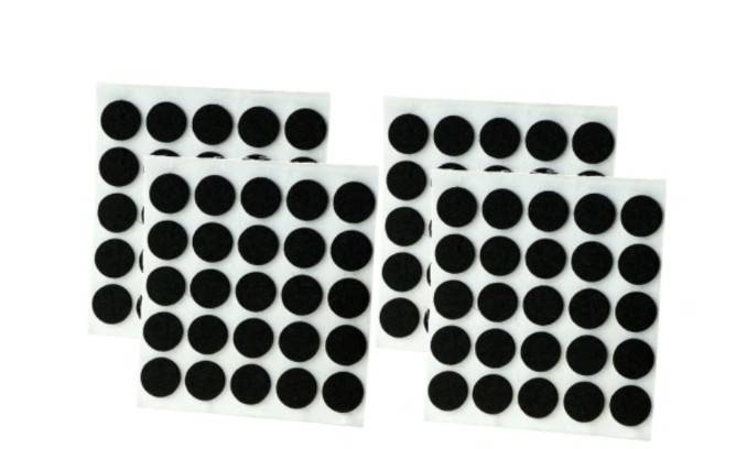 PODKŁADKI filcowe pod meble 100szt 1,6CM