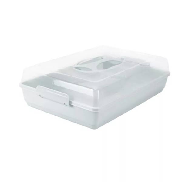 POJEMNIK NA CIASTO prostok.z/p 44x30x12,5cm MIX