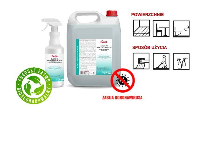 SWISH QUATO 78 1L RTU DEZYNFEKCJA POWIERZCHNI GT