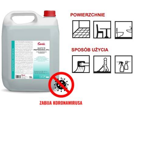 SWISH QUATO 78 5L RTU DEZYNFEKCJA POWIERZCHNI GT