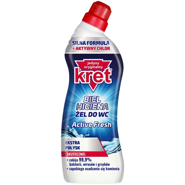 KRET żel do WC 750g BIEL HIGIENA Active Fresh