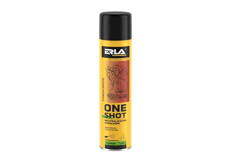 ERLA ONE SHOT 600ml odśwież neturalizator SANDALWO