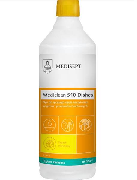 MEDICLEAN 510 Dishes 1L do naczyń CYTRYNOWY