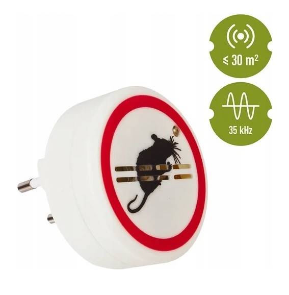 ULTRADŹWIĘKOWY ODSTRASZACZ MYSZY fi 6cm BIOGRÓD