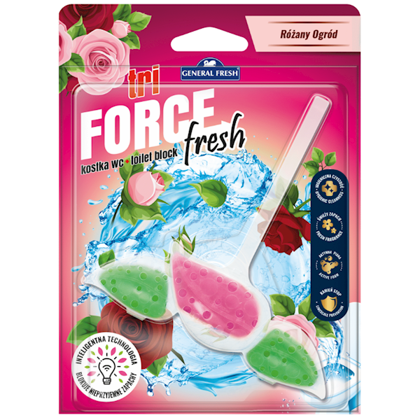 GENERAL zawieszka WC RÓŻANY OGRÓD 40g TRI FORCE 