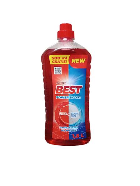 BEST ACTIVE płyn do podłóg 1,5L CITRUS BAKING SODA