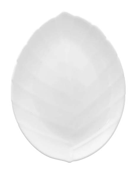 PÓŁMISEK LIŚĆ 23cm x17cm NOCTURN BIAŁY