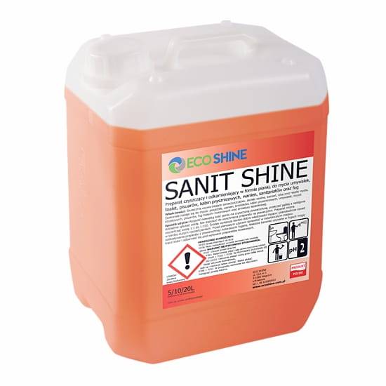 SANIT SHINE 10L mycie i odkamienianie sanitariatów