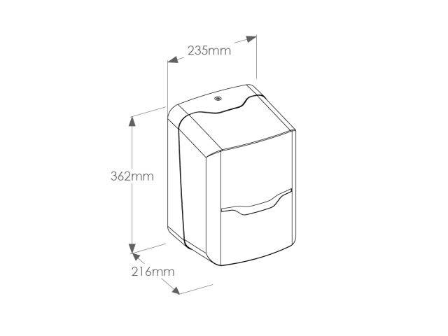 DOZOWNIK do ręczników w rolce HARMONY CHB101